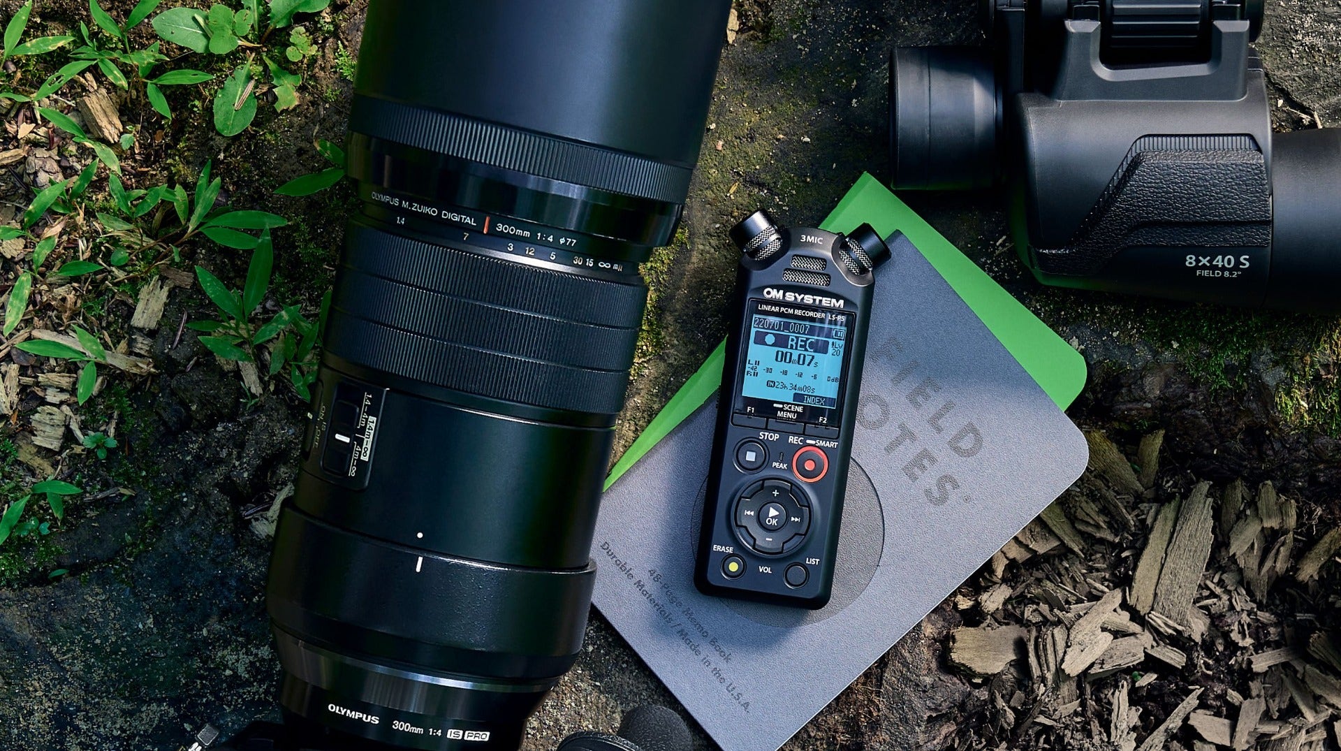 OM SYSTEM LS-P5 LINEAR PCM RECORDER