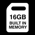  16GB Built-in Memory